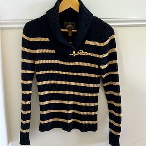 Women’s Ralph Lauren ribbed knit cotton/poly sweater